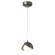 Brooklyn One Light Mini Pendant in Dark Smoke (39|161183-SKT-STND-07-85-GG0711)