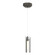 Exos Glass One Light Mini Pendant in Dark Smoke (39|161180-SKT-STND-07-ZM0065)