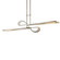 Switchback LED Pendant in Modern Brass (39|139730-LED-SHRT-86)