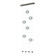 Abacus LED Pendant in Dark Smoke (39|139055-LED-STND-07-YL0668)