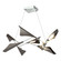 Plume LED Pendant in Vintage Platinum (39|135007-LED-STND-82-14)