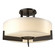 Axis Three Light Semi Flush Mount in Oil Rubbed Bronze (39|126403-SKT-14-GG0216)