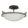 Simple Lines Two Light Semi-Flush Mount in Black (39|124302-SKT-10-GG0047)