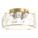 Bow Four Light Semi-Flush Mount in Modern Brass (39|121145-SKT-86-LL0216)