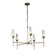 Luma Five Light Chandelier in Soft Gold (39|105060-SKT-84-CR)