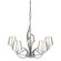 Flora Five Light Chandelier in Vintage Platinum (39|103040-SKT-82-ZM0236)