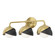 Brooklyn Three Light Bath Sconce in Modern Brass (39|201375-SKT-86-10-GG0711)
