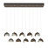 Brooklyn LED Pendant in Bronze (39|131205-SKT-STND-05-85-GG0711)