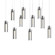 Exos Glass LED Pendant in Black (39|131204-SKT-LONG-10-ZM0065)