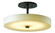 Disq LED Semi-Flush Mount in Dark Smoke (39|126803-LED-07-SH1971)