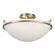 Simple Lines Three Light Semi-Flush Mount in Soft Gold (39|124304-SKT-84-GG0053)