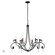 Stella Six Light Chandelier in Bronze (39|105057-SKT-05-CR)