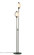 Pluto Two Light Floor Lamp in Bronze (39|242210-SKT-05-GG0436)