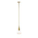 Fritz One Light Mini Pendant in Modern Brass (39|188902-SKT-MULT-86-ZM0676)