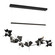 Belladonna LED Pendant in Black (39|139813-LED-STND-10-07-CR)