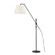 Navin One Light Floor Lamp in Patina Brass/Textured Black (67|PFL2678-PBR/TBK)