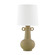 Rikki One Light Table Lamp in Aged Brass/Ceramic Reactive Golden Olive (428|HL613201A-AGB/CRO)