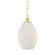 Hillary One Light Pendant in Aged Brass (428|H771701S-AGB)