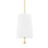 Adeline One Light Pendant in Aged Brass (428|H748701-AGB)