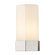 Downtown Urban Shade in Cased Matte White Claverack (405|G427-9WH)