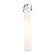 Downtown Urban Glass in Cased Matte White Pilaster (405|G413-1S-4WH)