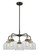 Downtown Urban Five Light Chandelier in Black Antique Brass (405|916-5CR-BAB-G72)