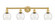 Edison Four Light Bath Vanity in Satin Gold (405|616-4W-SG-G122-6)