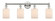 Edison Four Light Bath Vanity in Polished Nickel (405|616-4W-PN-G341)