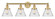 Edison Four Light Bath Vanity in Brushed Brass (405|616-4W-BB-G44)
