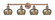 Edison Four Light Bath Vanity in Antique Copper (405|616-4W-AC-G96)