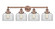 Edison Four Light Bath Vanity in Antique Copper (405|616-4W-AC-G72)