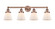 Edison Four Light Bath Vanity in Antique Copper (405|616-4W-AC-G61)