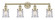 Edison Four Light Bath Vanity in Antique Brass (405|616-4W-AB-G184S)