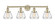 Edison Four Light Bath Vanity in Antique Brass (405|616-4W-AB-G172)