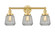 Edison Three Light Bath Vanity in Satin Gold (405|616-3W-SG-G142)