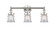 Edison Three Light Bath Vanity in Polished Nickel (405|616-3W-PN-G182S)