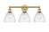 Edison Three Light Bath Vanity in Brushed Brass (405|616-3W-BB-GBD-754)