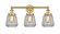 Edison Three Light Bath Vanity in Brushed Brass (405|616-3W-BB-G142)