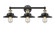 Edison Three Light Bath Vanity in Black Antique Brass (405|616-3W-BAB-M6-BK)