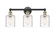 Edison Three Light Bath Vanity in Black Antique Brass (405|616-3W-BAB-G1113)