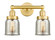 Edison Two Light Bath Vanity in Satin Gold (405|616-2W-SG-G58)