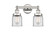 Edison Two Light Bath Vanity in Polished Nickel (405|616-2W-PN-G52)