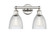 Edison Two Light Bath Vanity in Polished Nickel (405|616-2W-PN-G382)