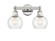 Edison Two Light Bath Vanity in Polished Nickel (405|616-2W-PN-G122-6)