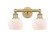 Edison Two Light Bath Vanity in Brushed Brass (405|616-2W-BB-G91)