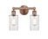 Edison Two Light Bath Vanity in Antique Copper (405|616-2W-AC-G802)