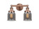 Edison Two Light Bath Vanity in Antique Copper (405|616-2W-AC-G53)
