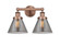 Edison Two Light Bath Vanity in Antique Copper (405|616-2W-AC-G43)