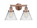 Edison Two Light Bath Vanity in Antique Copper (405|616-2W-AC-G42)