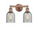 Edison Two Light Bath Vanity in Antique Copper (405|616-2W-AC-G257)